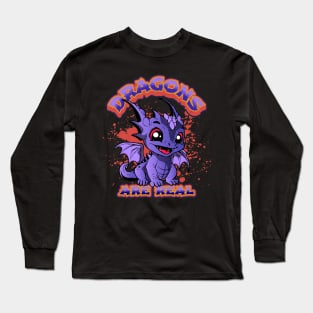 Dragons Are Real Long Sleeve T-Shirt